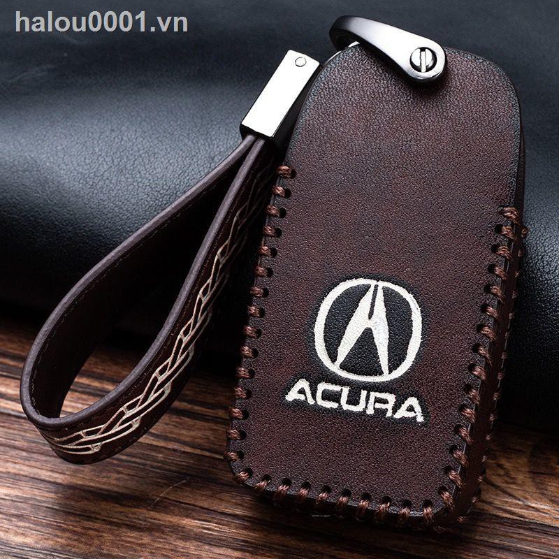 ☒✿Ready stock✿  Car key chain Suitable for Acura cdx key cover Mdx bag rdx keychain nsx leather tlx car key holder high-grade