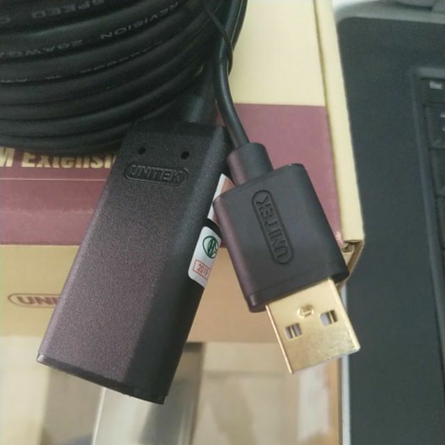 Cáp USB nối dài 2.0 10M Unitek Y-278 có CHIP khuếch đại Chính Hãng