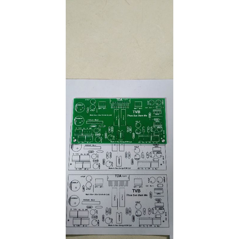 PCB mạch công suất 35W+35W tích hợp blutooth đa năng