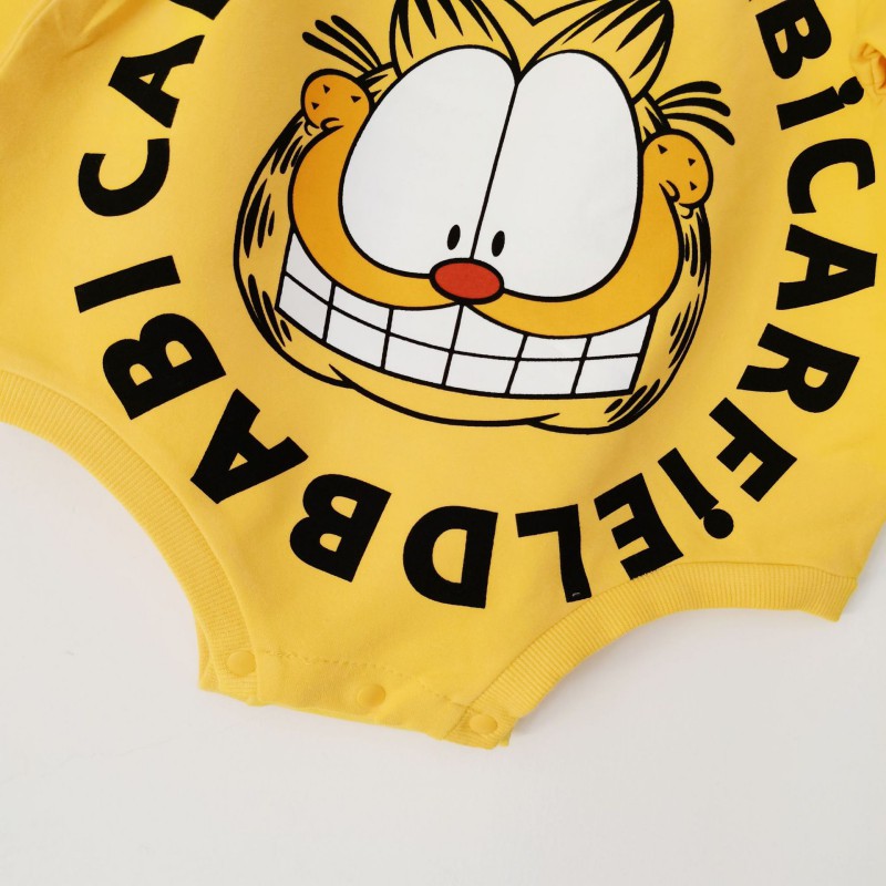 Áo liền quần tay dài hoạ tiết hoạt hình phong cách Hàn Quốc thời trang cho bé