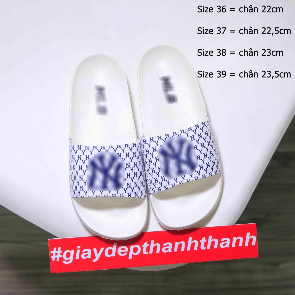 Dép Nữ N-Y Monogram Quai Ngang [36-39]