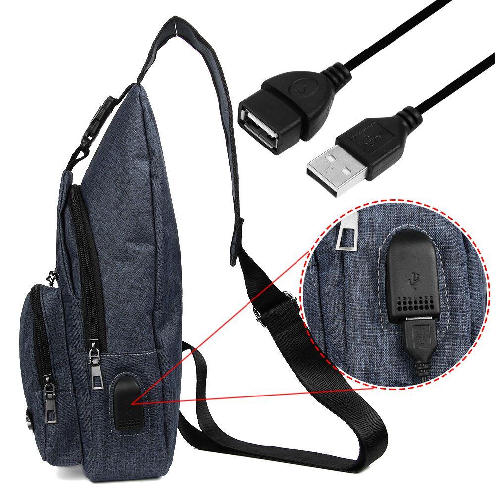 Túi Đeo Chéo Vai Có Cổng Sạc USB MIHAN1