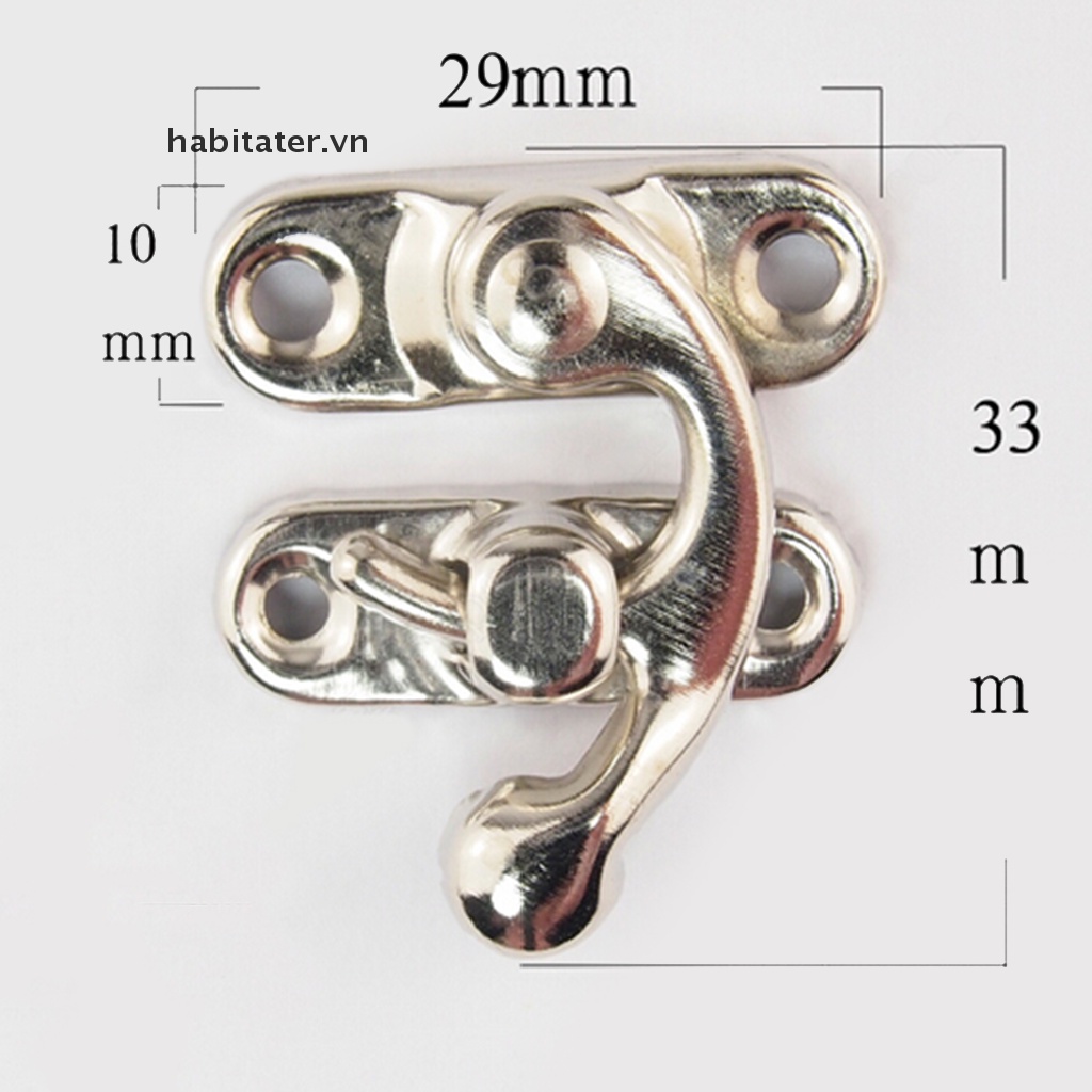 Set 12 Chốt Khóa Hộp Trang Trí Hộp Đựng Rượu Bằng Gỗ Kèm Ốc Vít