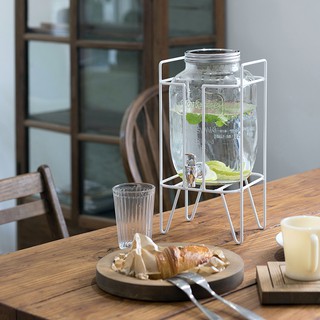 Bình Nước Thủy Tinh Có Vòi Tiện Lợi 4 L (qq)
