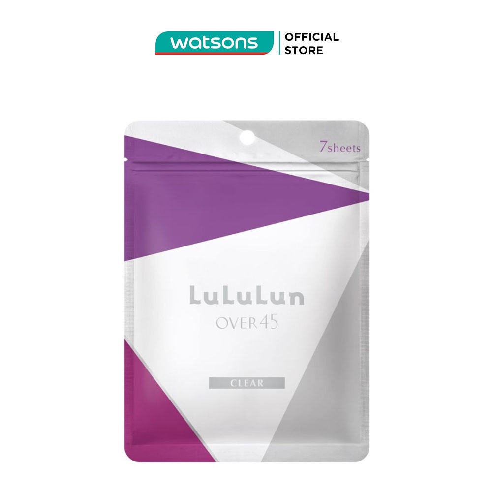 Mặt Nạ LuLuLun Dưỡng Ẩm Face Mask O45 Iris Blue 2KS 20g x 7 Miếng
