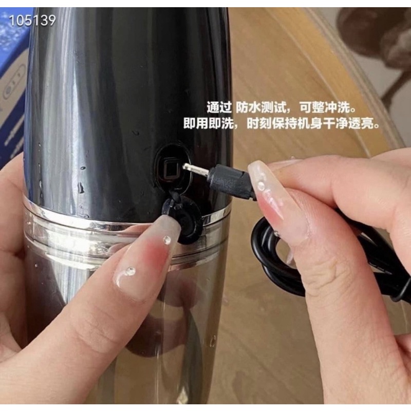 Máy tăm nước cầm tay Vanlu vệ sinh làm sạch răng miệng bản quốc tế