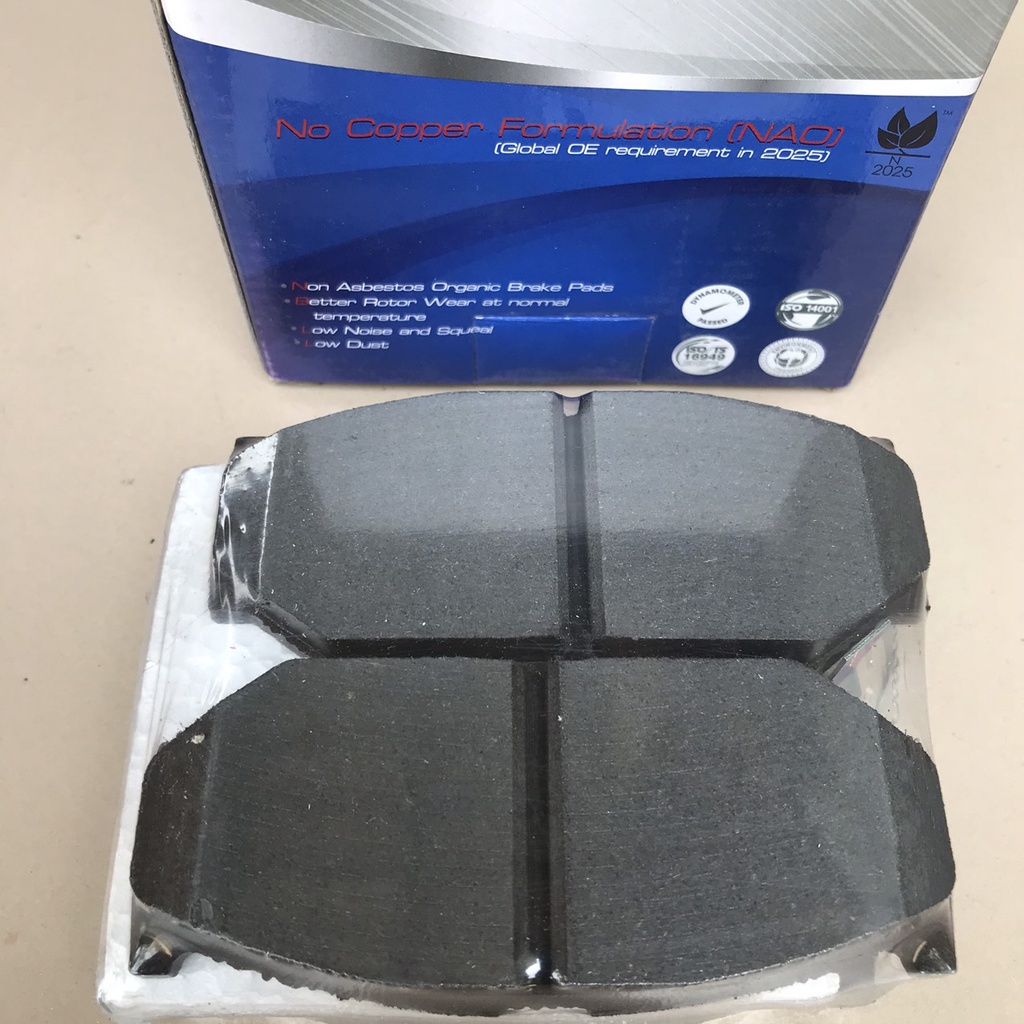 Bộ 4 má phanh trước Suzuki Ciaz (2015 - nay) / Swift 1.2 1.5 (2010 - nay)