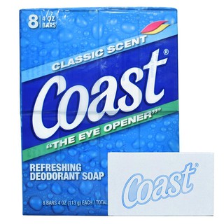 Xà Bông Tắm Coast Cục Mỹ Mẫu mới 8x113g