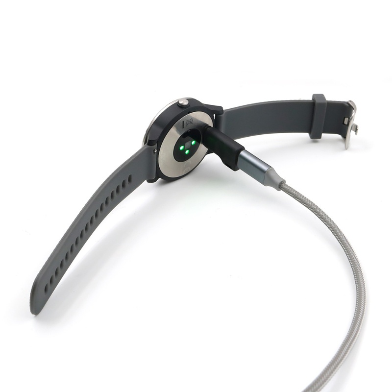 Đầu chuyển đổi cổng usb type C sang giắc 4 pin cho đồng hồ thông minh Garmin Vivosport Vivoactive 3/3T D2 Charlie