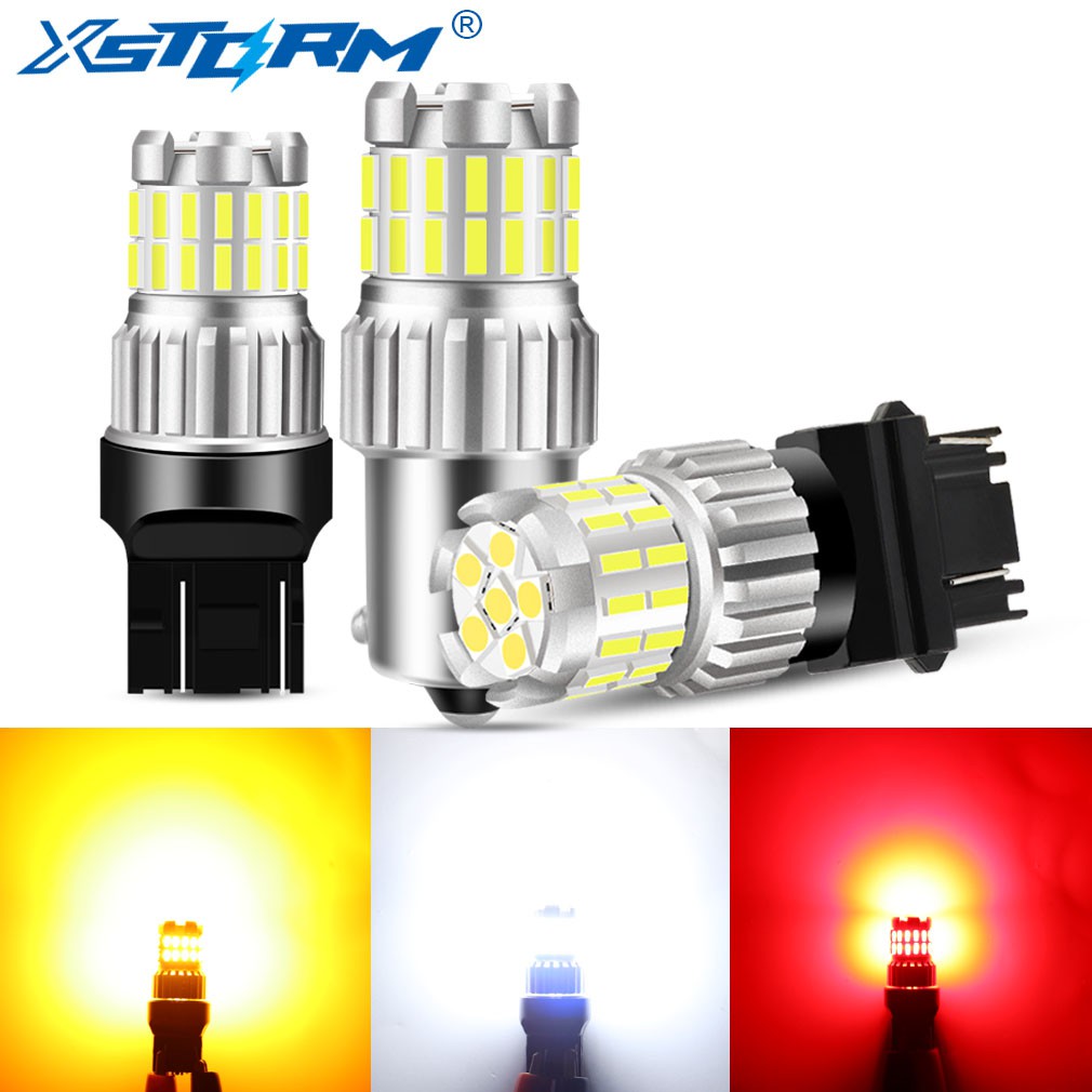 1 Bóng Đèn Led P21W 1156 Ba15S Bau15S Py21W 1157 Bay15D P21 / 5w 21 / 5w T20 7443 T25 3157 1200lm Cho Xe Hơi