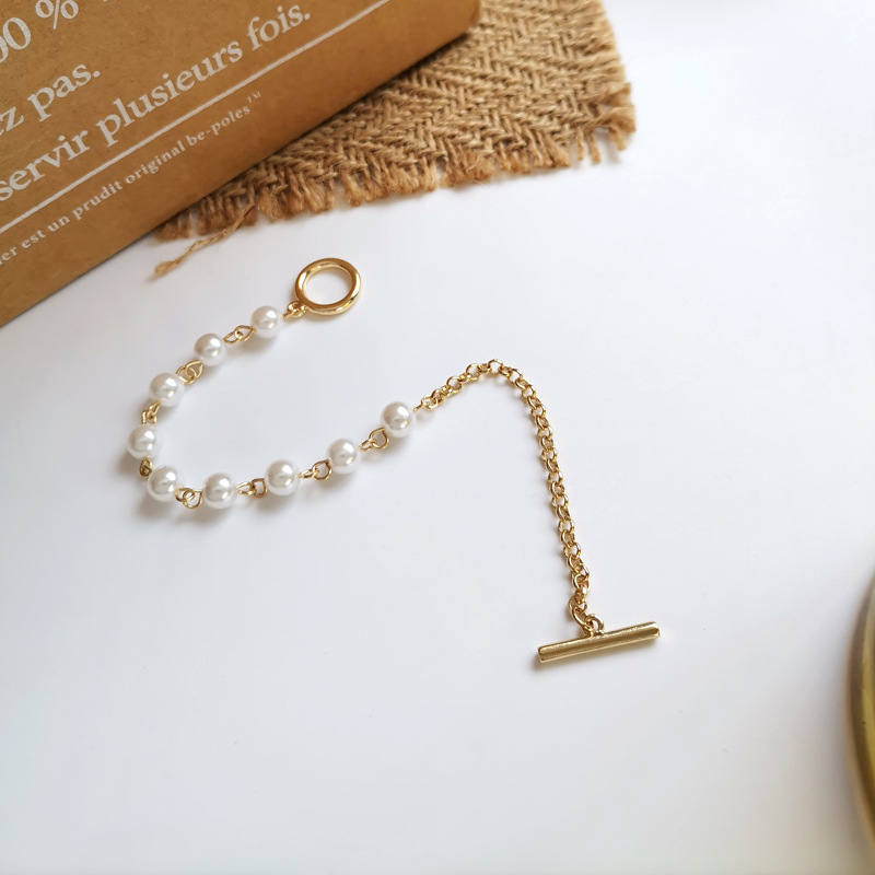 WE FLOWER Vòng Tay Hợp Kim Đính Ngọc Trai Nhân Tạo Phong Cách Hàn Quốc Cho Nữ | BigBuy360 - bigbuy360.vn