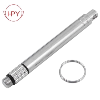 Ống đựng tăm xỉa răng bằng titan EDC tiện dụng khi đi cắm trại ngoài trời