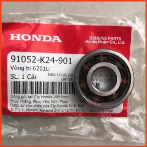 Vòng bi 6201, bạc đạn bánh trước xe ga Honda