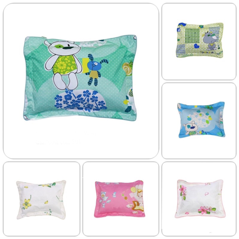 Áo gối nằm trẻ em 30x40cm  cotton hoa Hometex