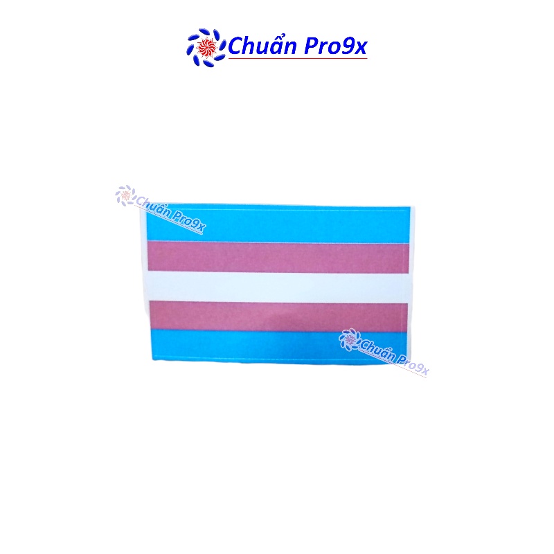Sticker cờ LGBT Transgender chuyển giới hình chữ nhật