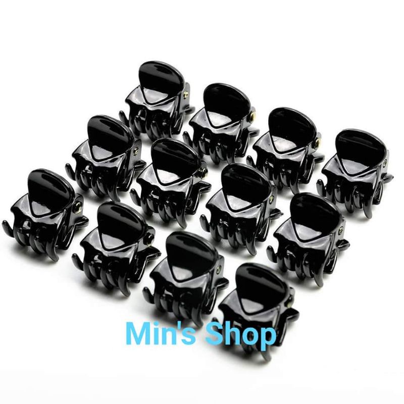 Set 12 kẹp càng cua nhí đen