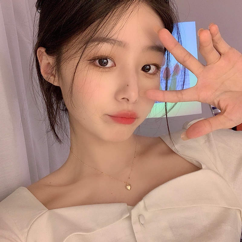 Vòng cổ Mặt Trái Tim Thời Trang Hàn Quốc Dành Cho Nữ