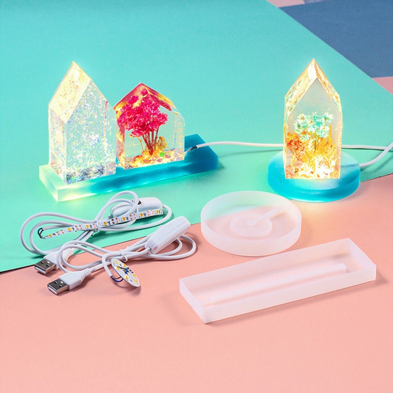 Khuôn Silicone Làm Đèn Ngủ DIY Trang Trí