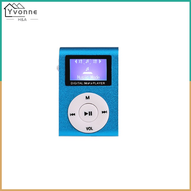 One Loa Nghe Nhạc Mp3 Mini Dạng Kẹp Có Thể Sạc Lại Kèm Tai Nghe Cổng Usb