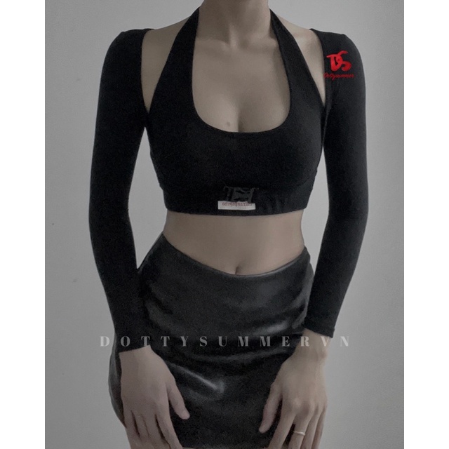 Set Áo Croptop Dài Tay Cuteanpsycho S M