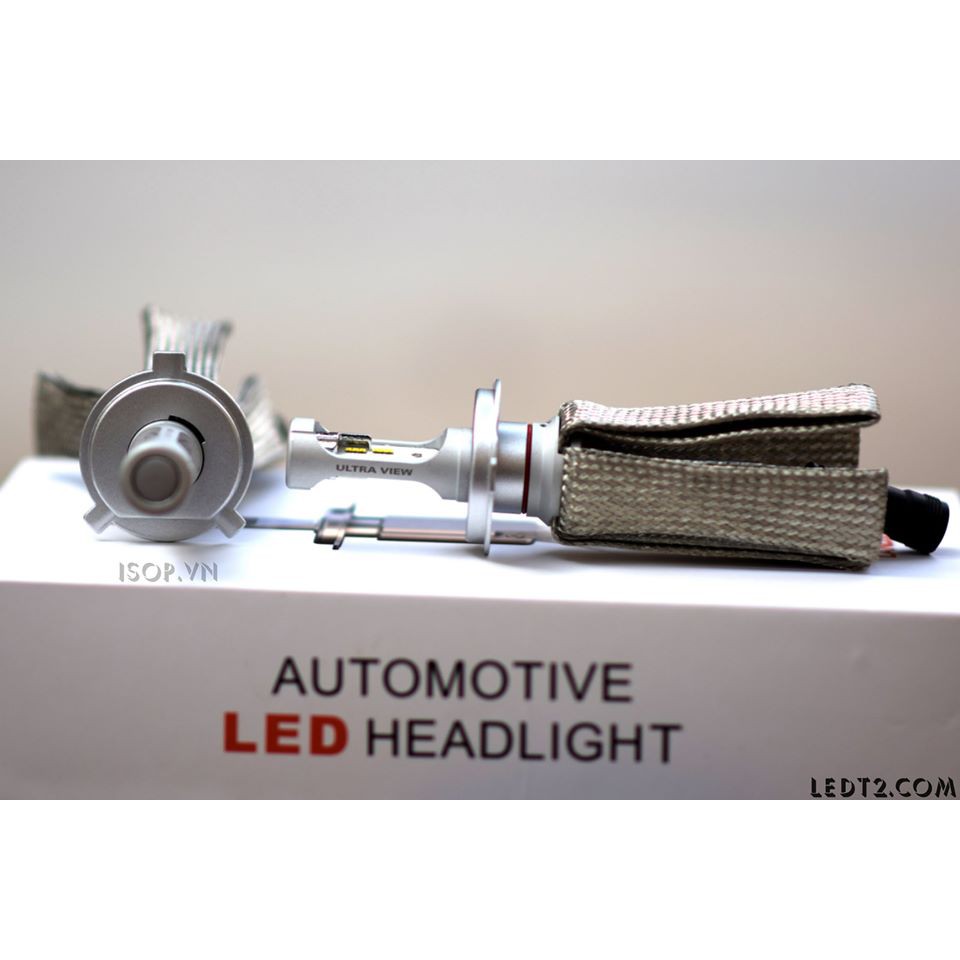 Đèn pha LED Ultra View Gen 2 +250% Fanless chính hãng