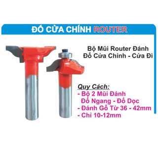 Mũi phay đánh cửa chính ngã cầm tay chỉ 12ly
