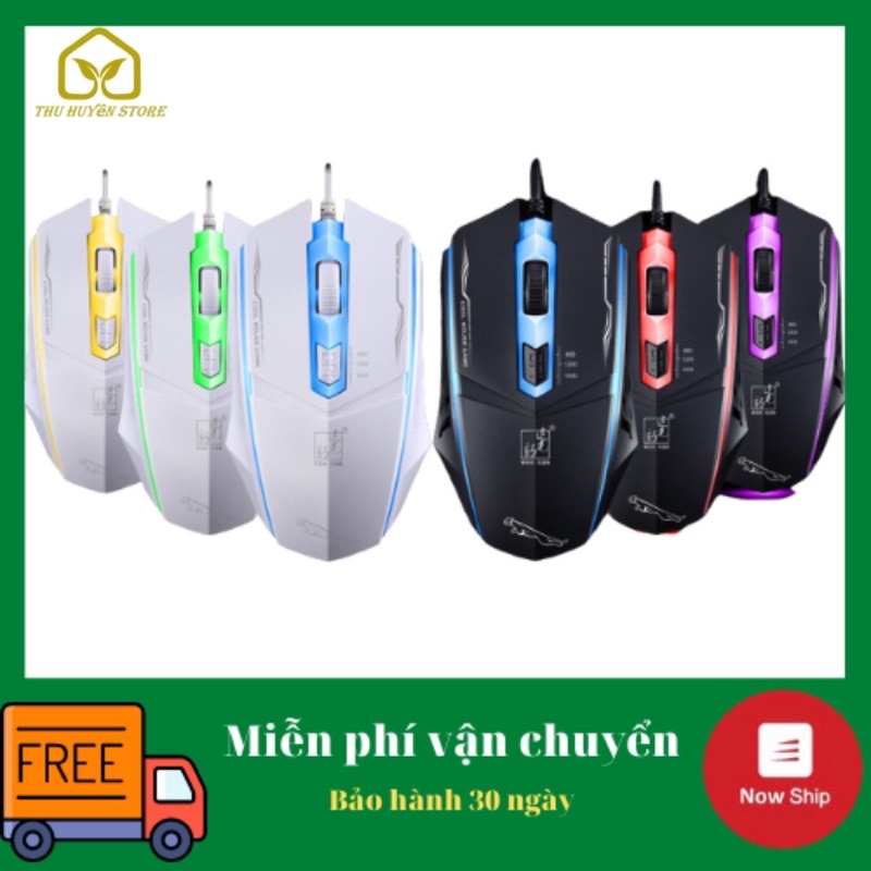 ⚡𝑭𝑹𝑬𝑬𝑺𝑯𝑰𝑷⚡ Chuột Máy Tính Có Dây SKY 9 Có Led Đổi Màu Ấn Tượng - Chuột Game Thủ Cực Bền