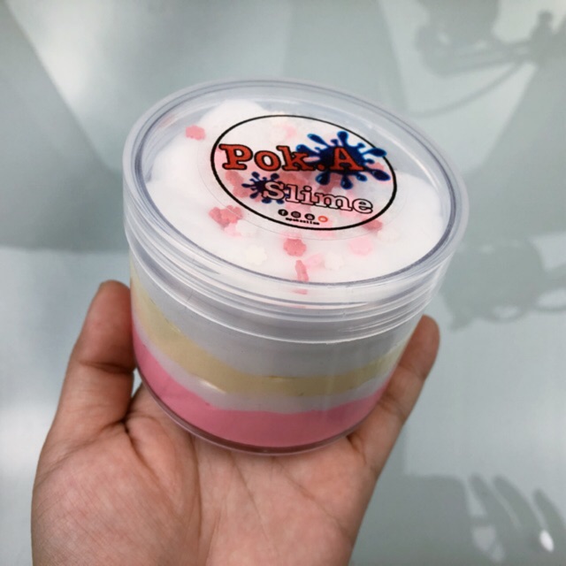 Slime Bánh kem 3 tầng (chất cloud cream) - chất nhờn ma quái