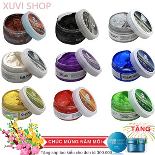 hot Sáp Vuốt Nhuộm Tóc Đổi Màu Tạm Thời KALANXUAN 100ml 9 Màu Sắc Lựa Chọn Chính Hãng - XUVI SHOP cực chất