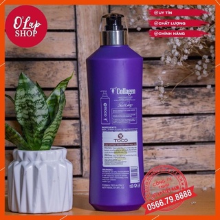 Cặp Gội Xả Phục Hồi Kích Mọc Tóc Toco Collagen 785MLx2