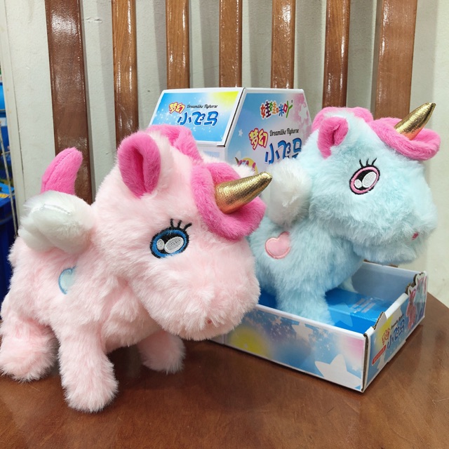 Bộ Đồ Chơi Ngựa Pony Có Cánh Chạy Pin Biết Đi Cực Xinh Cho bé