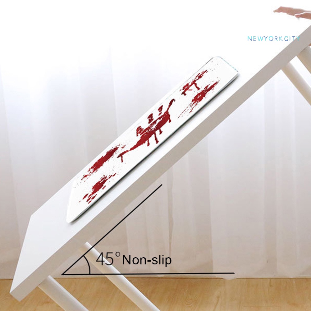 Thảm Chùi Chân Chống Trượt Hình Dấu Chân Halloween