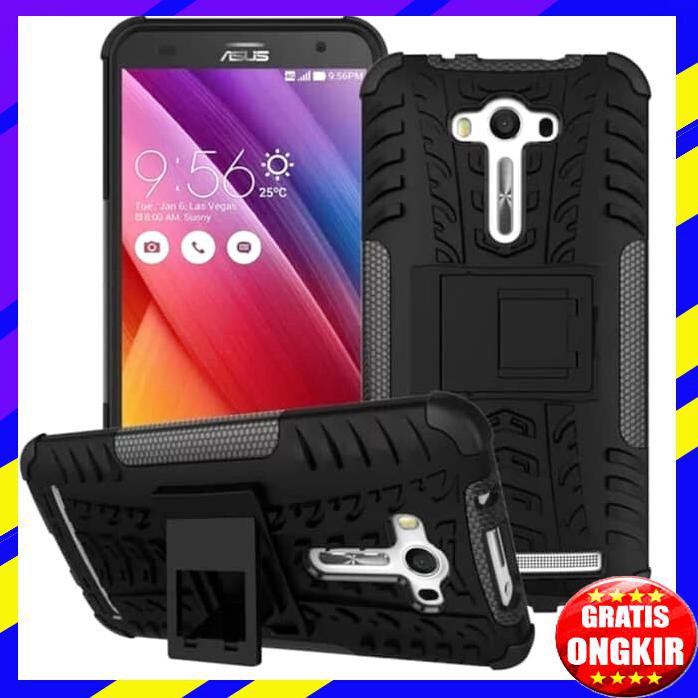 Ốp Điện Thoại Kiểu Áo Giáp Gồ Ghề Gắn Giá Đỡ Cho Asus Zenfone 2 Laser 5.5 Ze550Kl