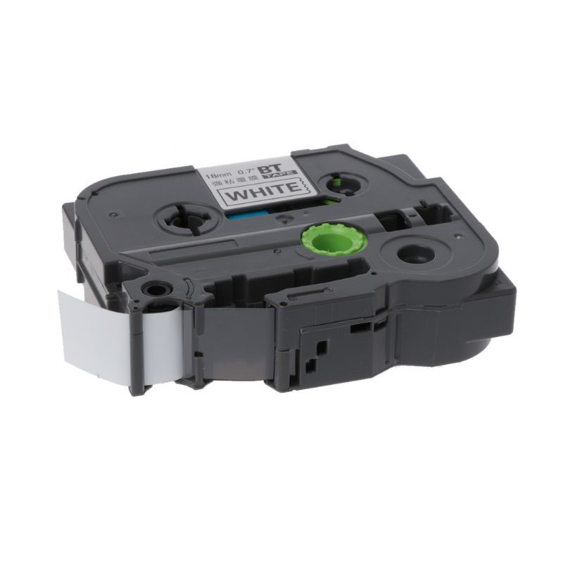 Cuộn băng nhãn dán màu trắng đen Tze-241 Tz-241 18mm chất lượng cao cho máy in Brother