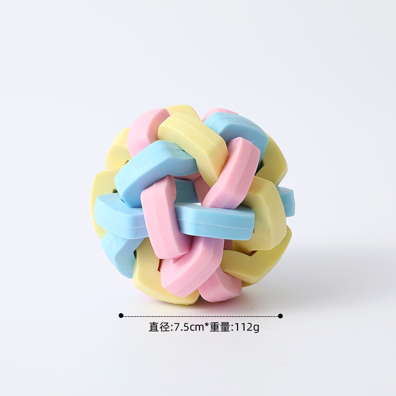 đồ chơi banh nhựa pastel cho chó mèo