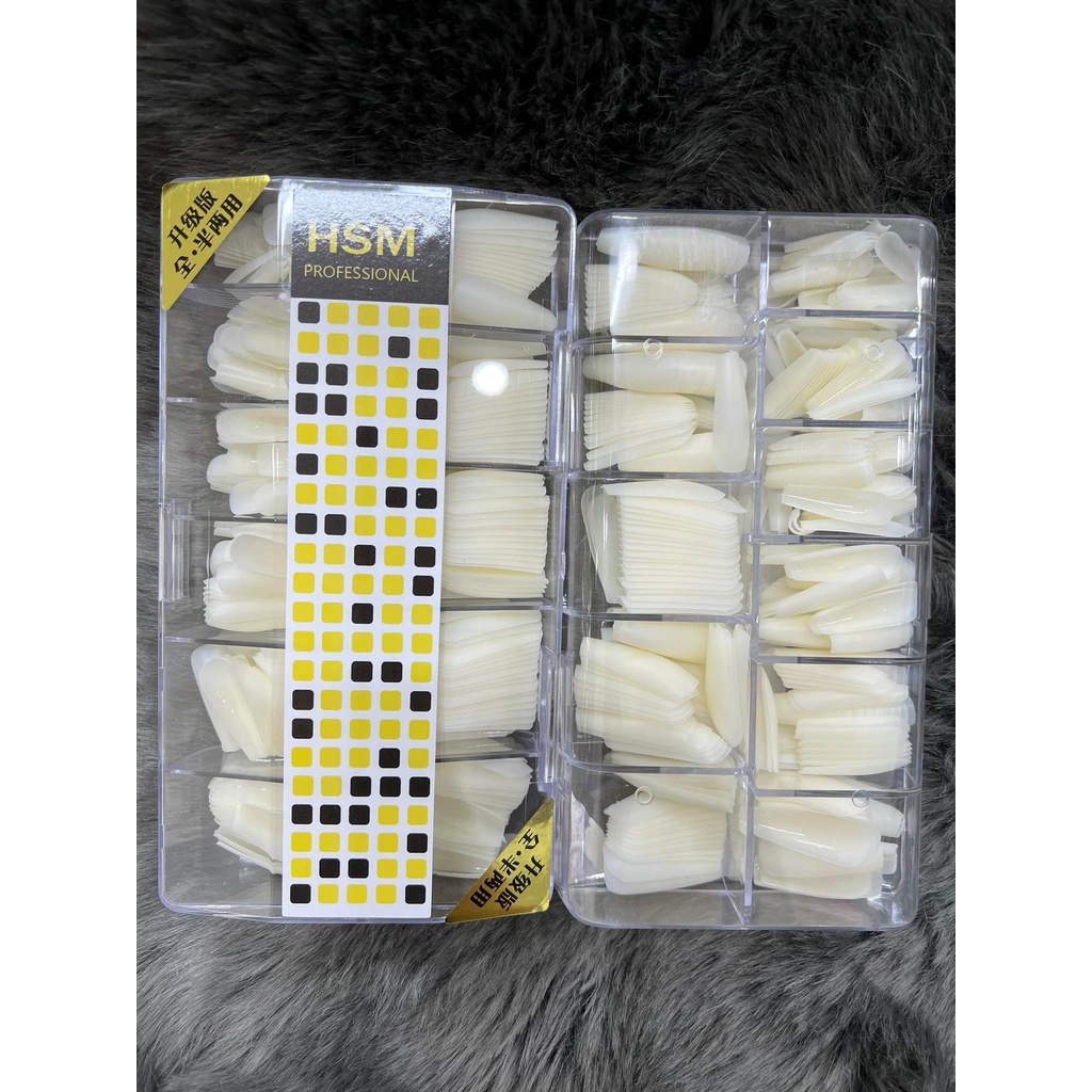 Móng Úp HSM đủ phom  Mềm Dẻo - Lẻ 1 Hộp