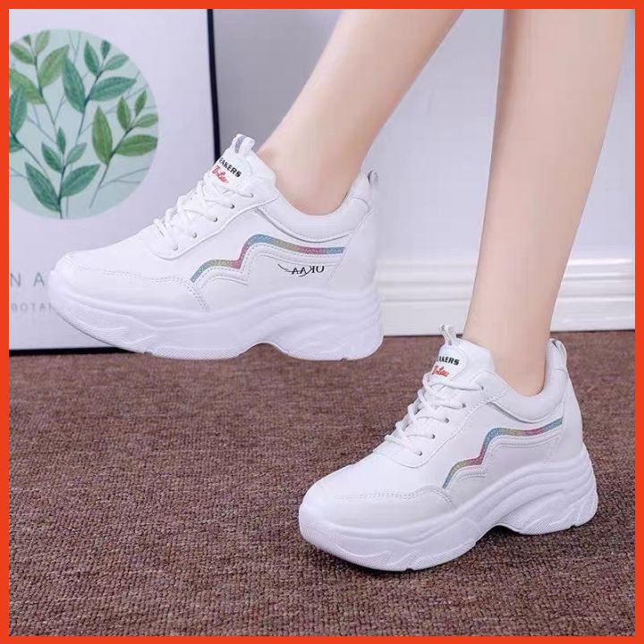 Giày Nữ Sneaker Đế Cao Thời Trang Phong Cách Hàn Quốc Giày Thể Thao Nữ Đẹp | BigBuy360 - bigbuy360.vn