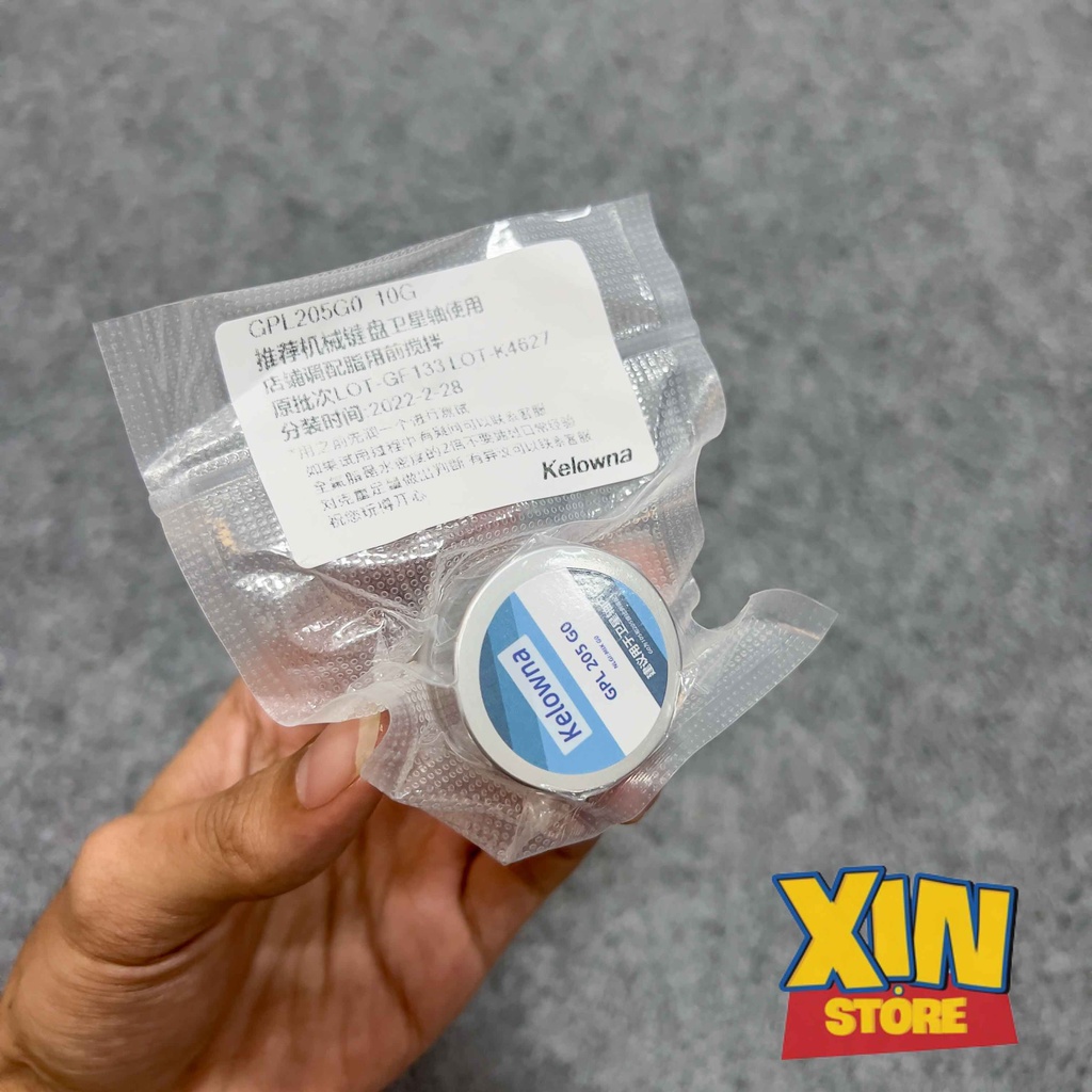 Mỡ Krytox GPL 205G0 loại 10g NGUYÊN SEAL, Kelowna - Dầu mỡ lube switch, lube stab bàn phím cơ - Xịn Store 68