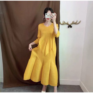 VÁY DẬP LI PLEATED ĐUÔI CÁ CỰC SANG
