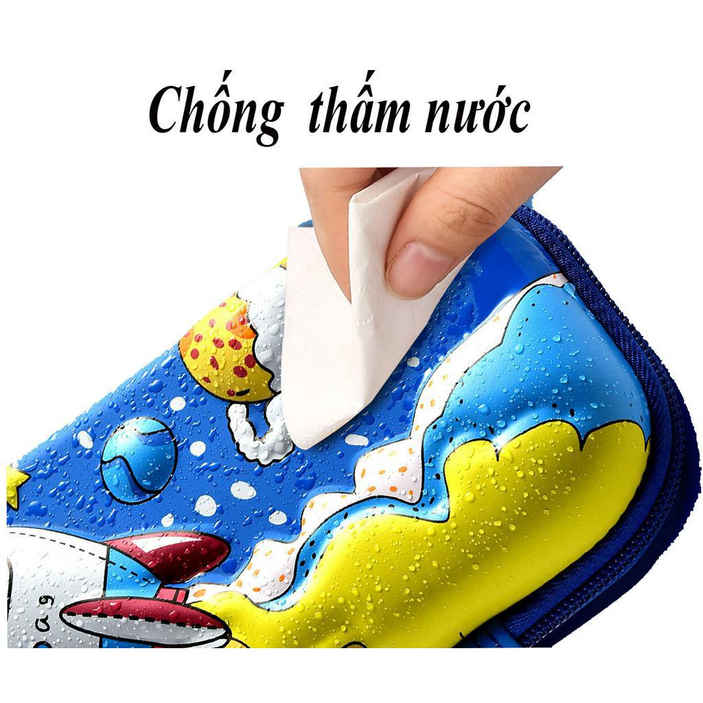 HỘP BÚT 3D CHO BÉ- Hộp Đựng Bút Họa Tiết In Nổi 3D Vải Chống Thấm Nước