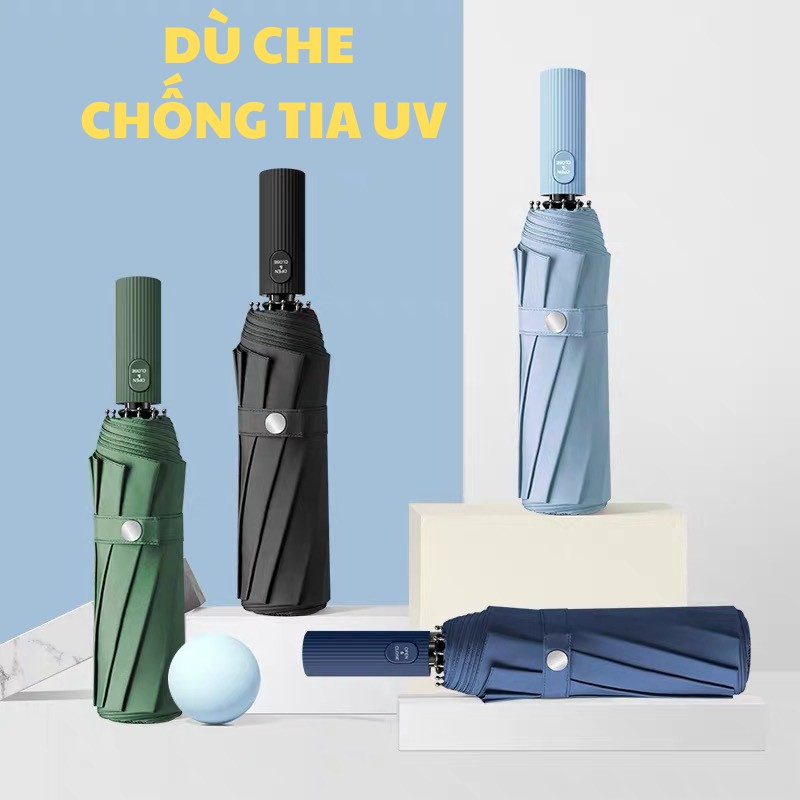 Ô Dù Che Nắng Mưa Cao Cấp 12 Nan Chống Tia UV Mila Store