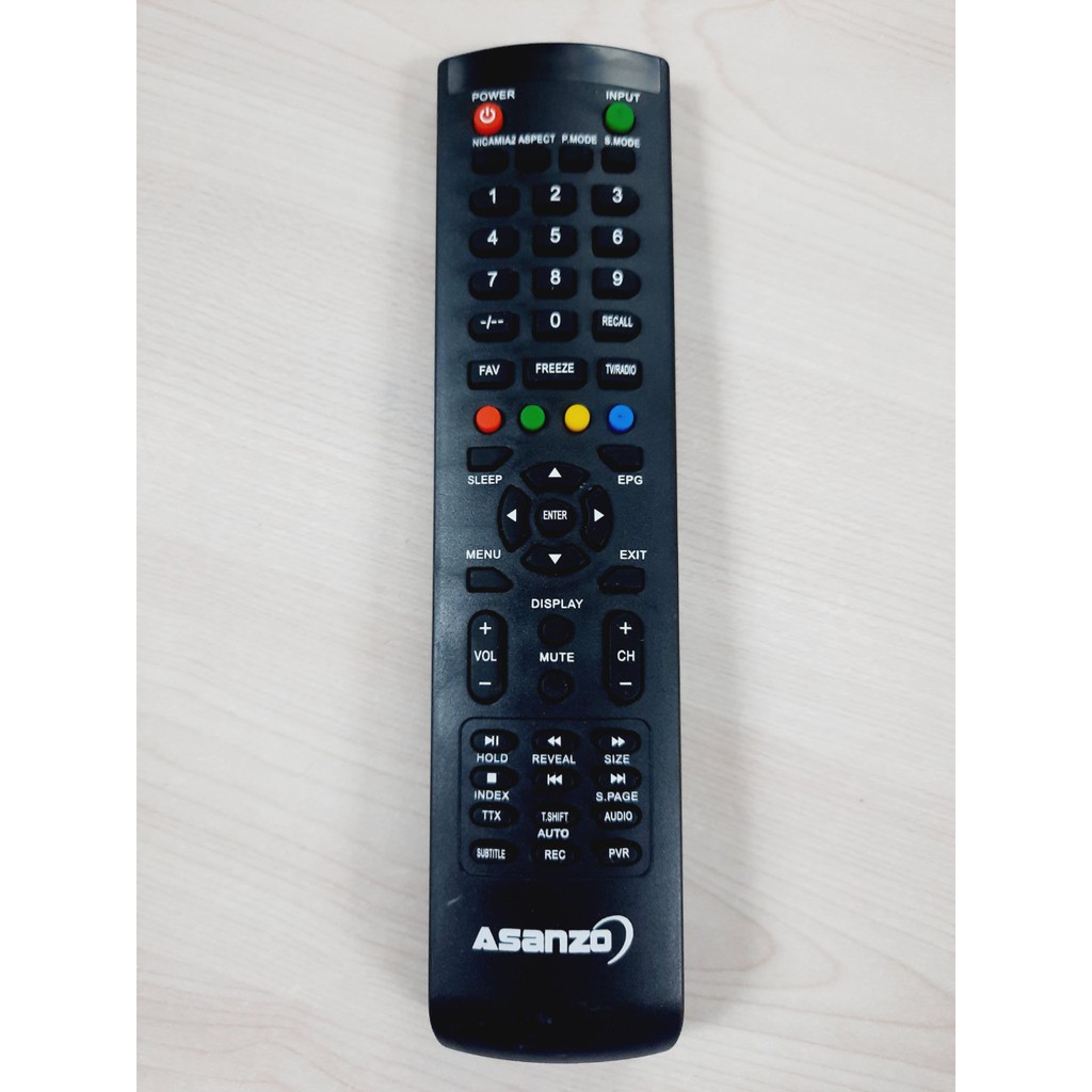 Remote Điều khiển TV Asanzo LCD/LED/Smart TV- Hàng mới chính hãng 100% Tặng kèm Pin!!!