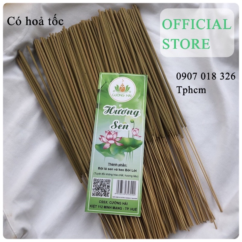 &lt; 500 gr&gt; Nhang sen Huế An Toàn, hơn 300 que