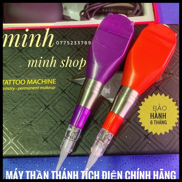 Máy thần thánh tích điện cao cấp_máy phun xăm tích điện