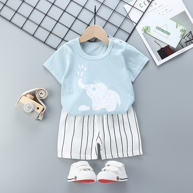 Quần áo thun cho bé - Thời trang hè cho bé - chất liệu cotton thoáng mát cho trẻ