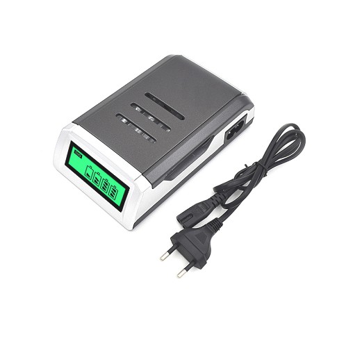 Sạc tự ngắt khi đầy C905W kèm 4 pin AA palo 3000mah chuyên MIC ,máy đo huyết áp,đồ chơi trẻ em ...