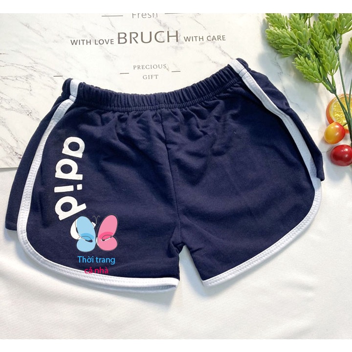 Quần sọt thun bé trai gái size từ 20-32kg thun cotton 4 chiều dày vừa mềm mát - QT10