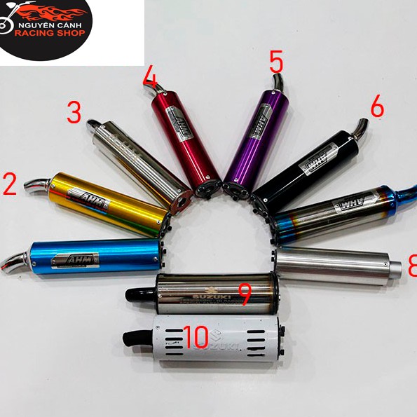 Lon pô AHM xipo xe 2 thì