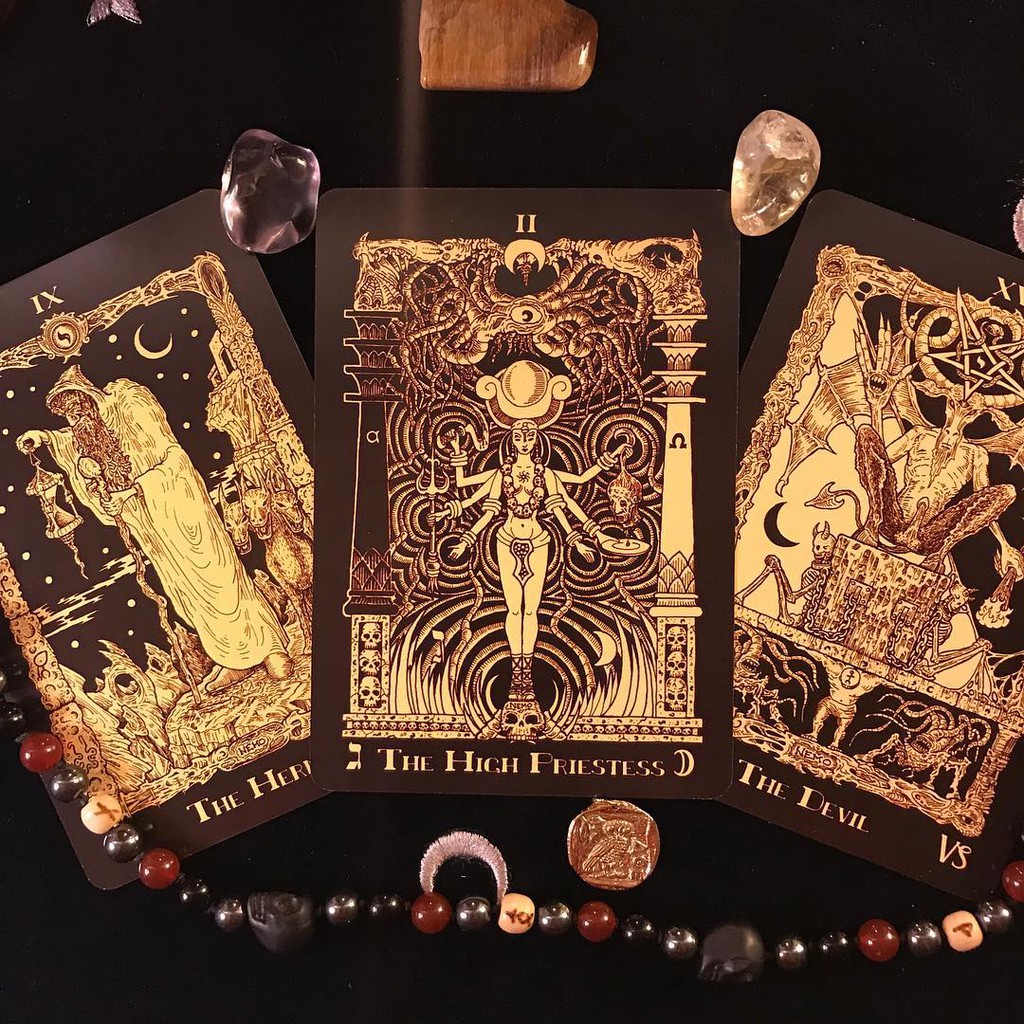 Bộ Bài Book of Azathoth Tarot (Mystic House Tarot Shop) - Bài Gốc Authentic Chính Hãng 100%