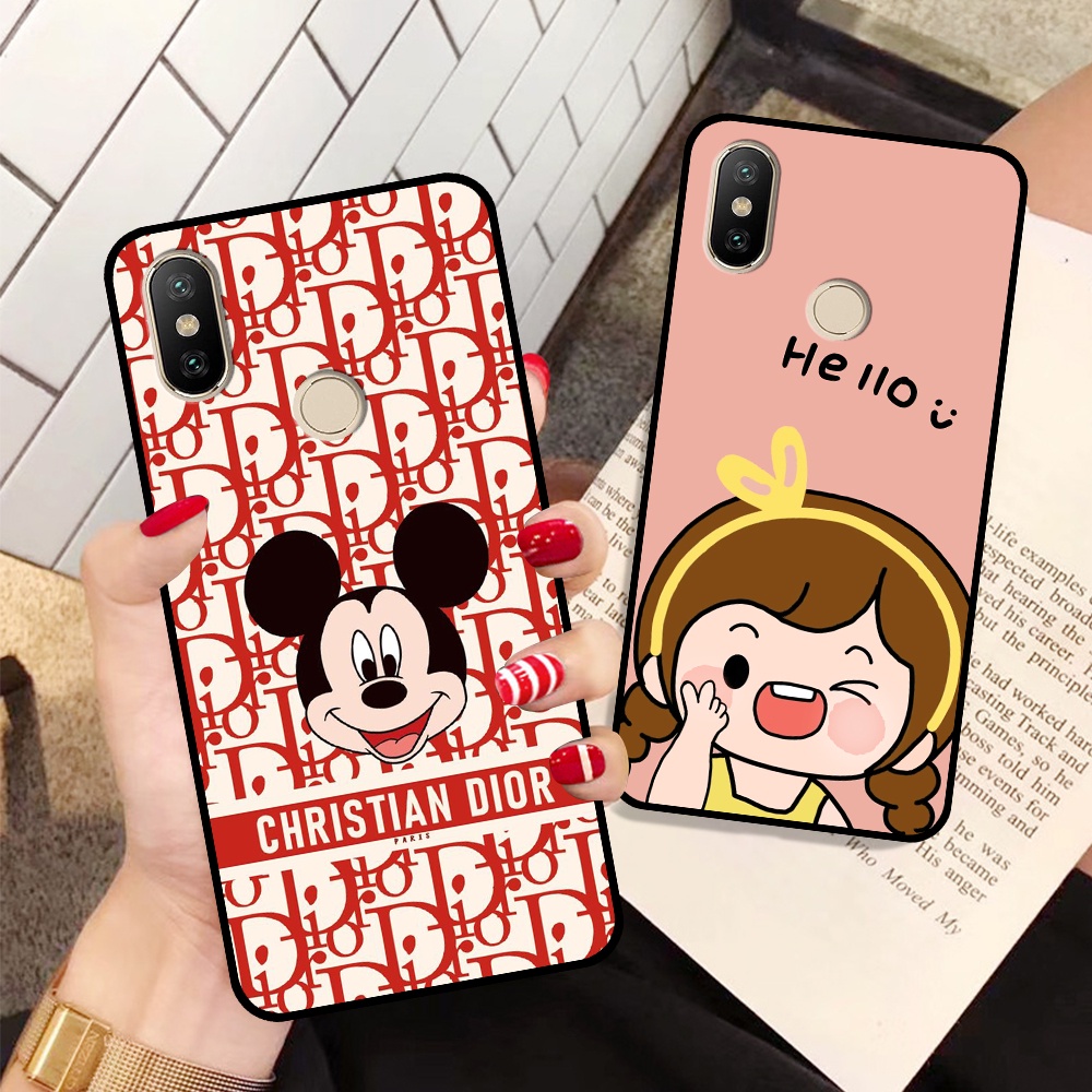 Ốp Xiaomi Mi A2 / Mi 6x in hình mickey, hổ, kingtiger siêu rẻ T19 - T24